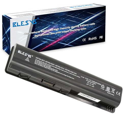 BLESYS 484170-001 Batería para HP Compaq Presario cq60-110es cq60-125es cq61-230ss cq61-330ss dv6-1020es dv6-1291es dv6-1340ss dv6-2150es dv6-2170es Laptop 484171-001