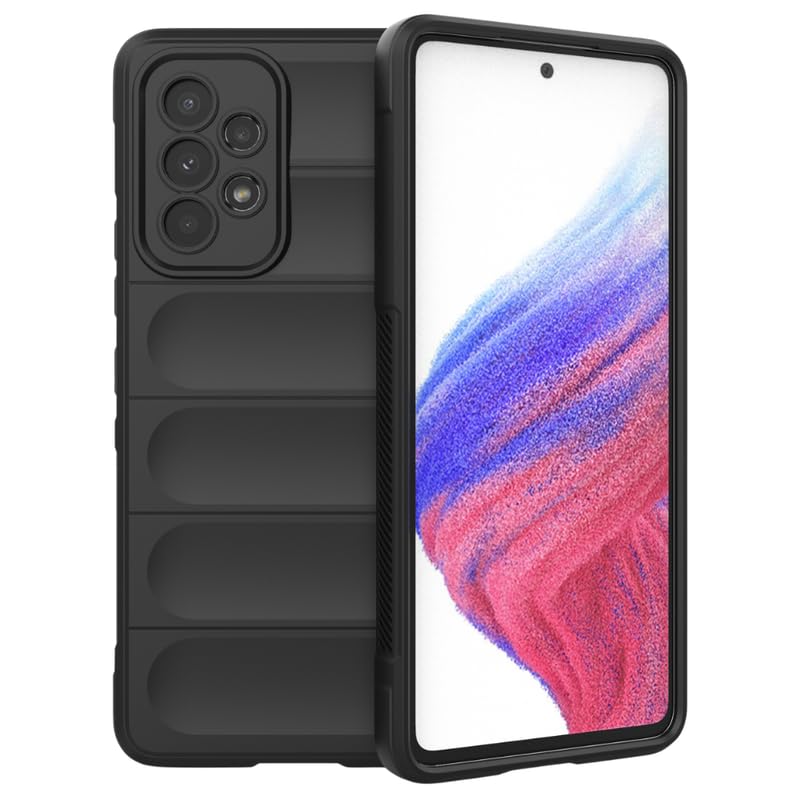 Prime Retail Back Case Cover for Samsung Galaxy A53 5G, Compatible for Samsung A53 5G Back Case Cover, Matte Case with Inner Lining, Liquid Silicon Case with Side Grip Camera Protection (TPU, Black) (B0D5DGGZ9L) Amazon Price History, Amazon Price Tracker