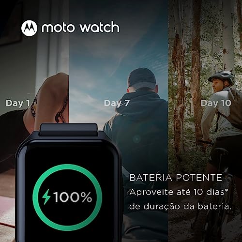 Image of Motorola Moto Watch 70 1.69' Phantom Black