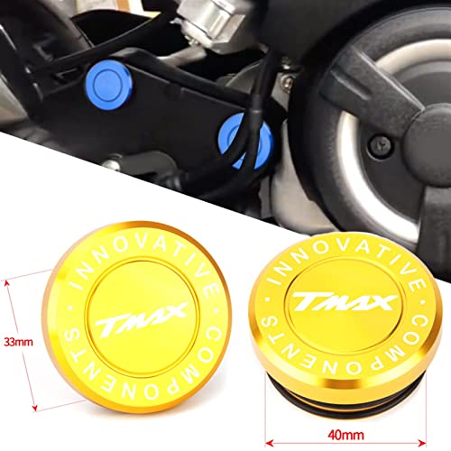 Tapas de orificio de marco para Yamaha TMAX 530 y TMAX 560 embellecedor chasis Techmax 3