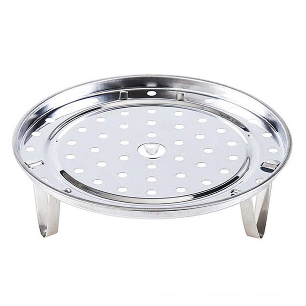 BonweteStainless Steel Rack Steaming Stand Racks Steamer Insert Stock Pot Steaming Tray Stand Cooker Cooking Toast Bread