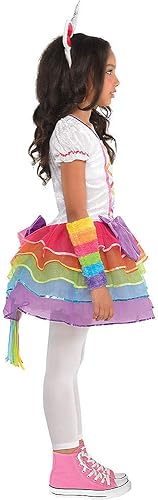 Miniatura 6 de Disfraz de unicornio arco iris - S 4 a 6 - Multicolor-1 juego