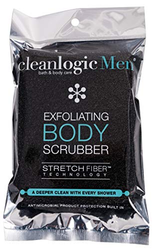 Cleanlogic Men Large Exfoliating Body Scrubber (Pack of 6) - Color may vary