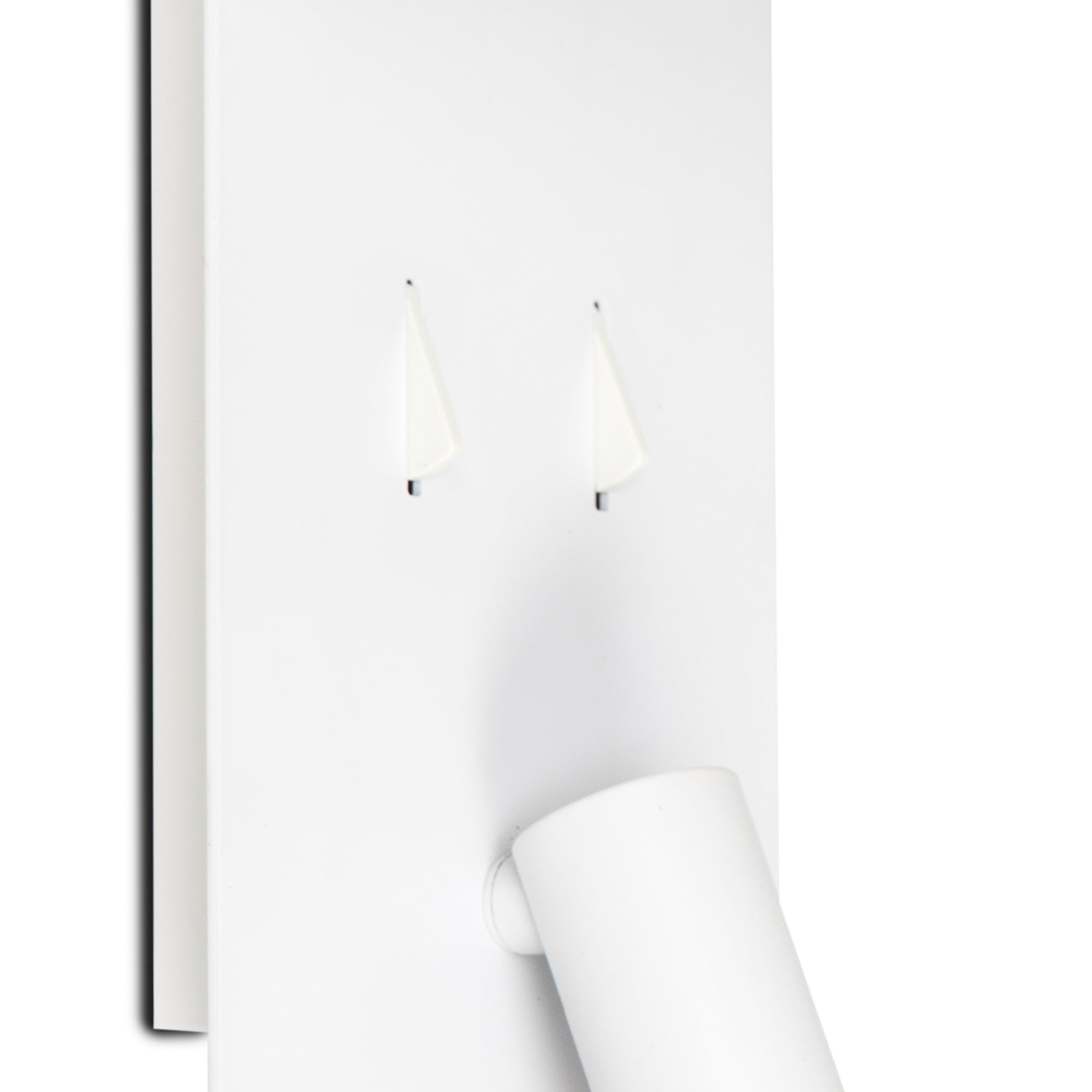 Faro Barcelona 64304 - FOLD Aplique blanco con lector LED