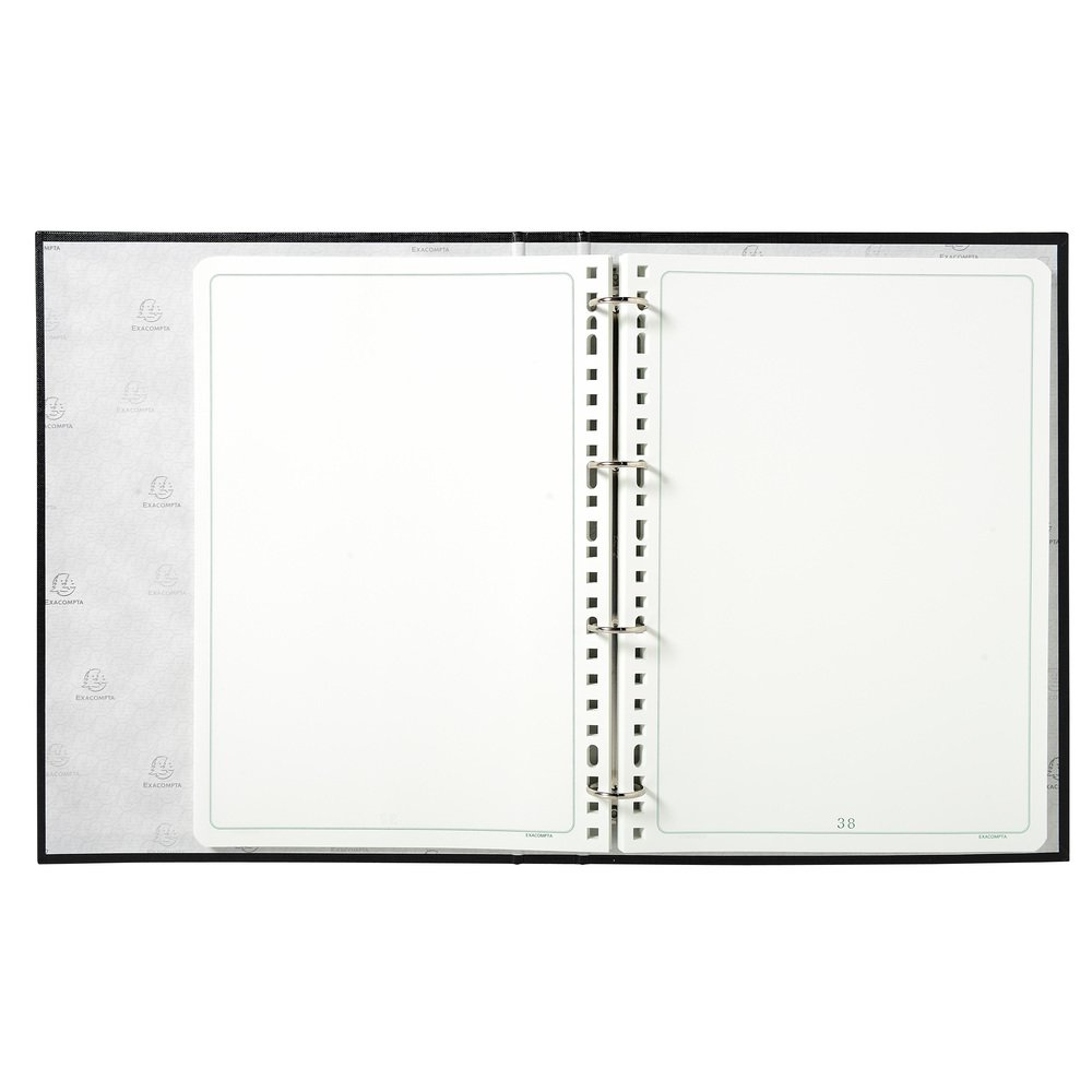 Reliure registre 29,7x21cm 4 anneaux avec recharge (5419e) - deliberations assemblees generales