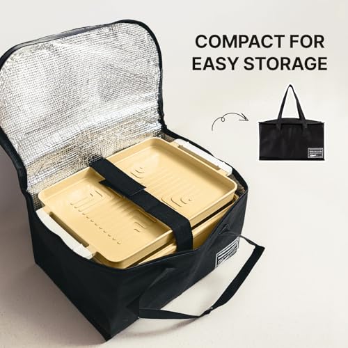 Dr.HOWS Doran Doran 3 in 1 Electric Skillet, Combo Multi Cooker, Rectangle Hot Pot Fryer Pan Griddle and Grill with Safe Nonstick Coating, Steady Heat, Glass Lid (yellow)