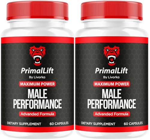 (2 Pack) Primal Lift, Primal Lift for Men, Primal Lift Capsules, Primal Lift Pills, Primal Lift Supplement, PrimalLift All Natural Support, Primal Lift Advanced Formula, 120 Capsules for 2 Months