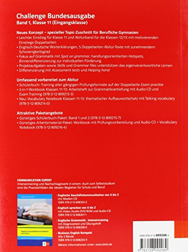 Challenge. Schülerbuch Klasse 11. Englisch für