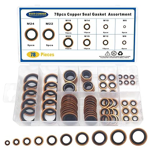 How to cure pressure washer cycling 78-Piece Copper Metric Seal Gasket Set