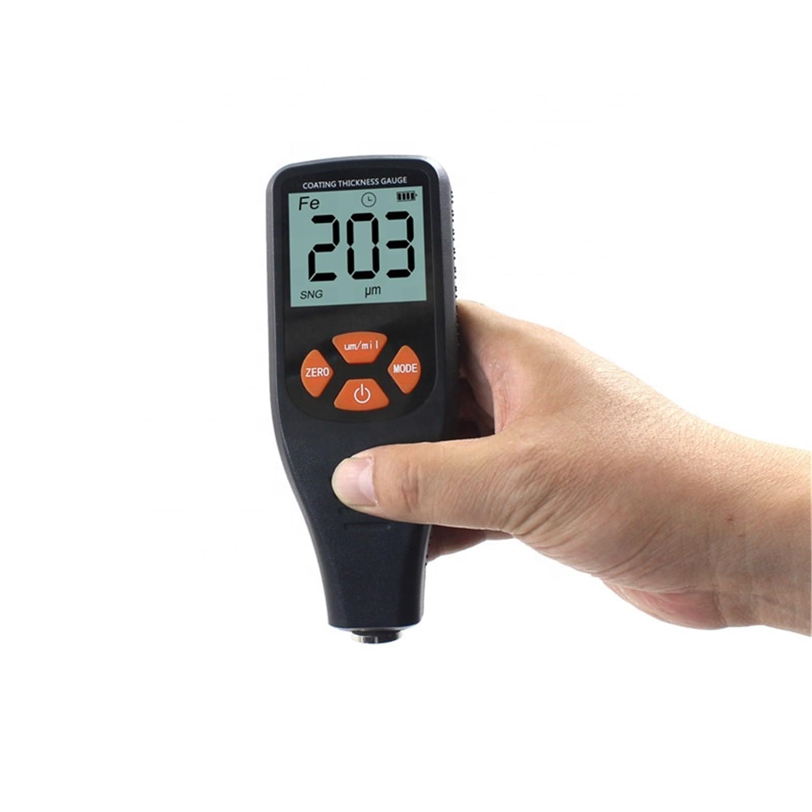 Digital Car Paint Thickness Gauge ABS Plastic Material 5mm Minimum Convex Radius Curvature Measuring