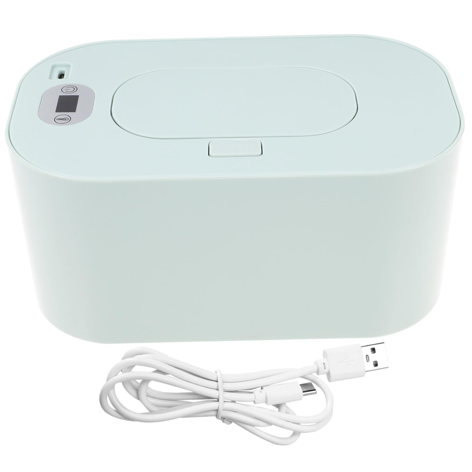 Yardenfun Calentador de Abs y Pp Portátil para Bebés de Toallitas Verde USB Dispensador Resistente Que Mantiene las Toallitas Calientes en Casa y Coche