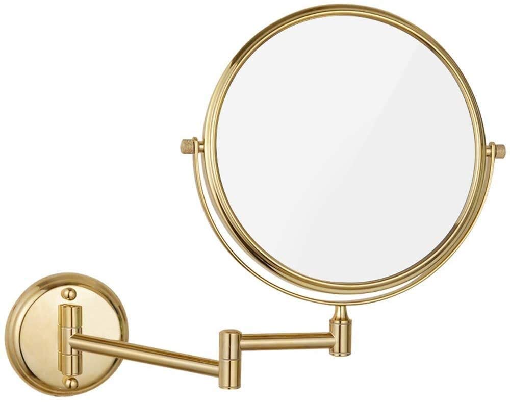 Hao Shuo Boutique Furniture Mirror Magic Mirror Hao Shuo Boutique Home Mirror Magic Mirror 6/8 Inch Wall Mounted Double Sided Makeup Mirrors Magnifying Extend Sturdy Adjustable Cosmetic Mirror Bathroo