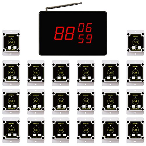 SINGCALL Wireless Construction Site Calling System, for Calling Elevator, Wireless Service System, Storage Battery Can Last 5 Hours