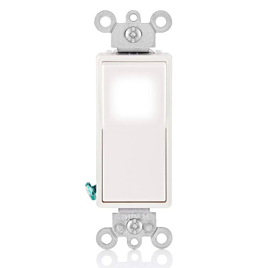 Leviton Decora LED Illuminated Rocker 4-Way Switch, L5614-2W