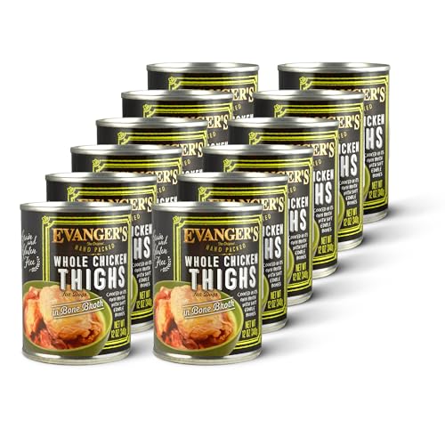 Evanger's Heritage Classics Whole Chicken Thighs Dog...