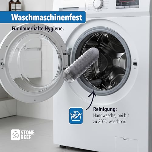 Badewannenmatte rutschfest 101x40 cm – Antirutschmatte für Badewanne & Dusche – BPA-frei, schimmelresistent & maschinenwaschbar – rutschfeste PVC Badematte mit Saugnäpfen, transparent