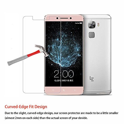 Helianton LeEco Le Pro 3 / Pro3 Tempered Glass Screen Protector 9H Hardness Easy Paste Anti-Burst Anti-Scratch Anti-Explosion Rounded Edge Screen Protector (Glass)