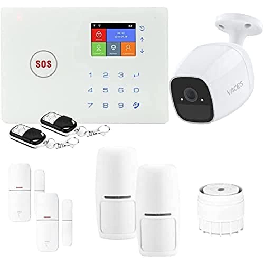 Kit allarme casa 4G connesso senza fili WiFi GSM Amazon e telecamera WiFi - lifebox - kit9