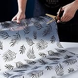 Shelf Liner for Kitchen Cabinets Non-Adhesive Leaf Drawer Liner Non-Slip Refrigerator Liner Waterpro