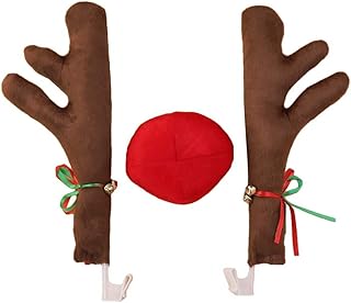 Enfeite De Carro Enfeites De Natal Chifres De Veículo Nariz Nariz De Rena Chifres De Carro E Nariz Decorações De Carro Para Natal Chifres De Carro Com Nariz Decorações De Natal
