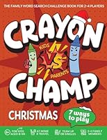 Crayon Champ Kids vs Parents Christmas: The family word search challenge book for 2-4 players 3985523819 Book Cover