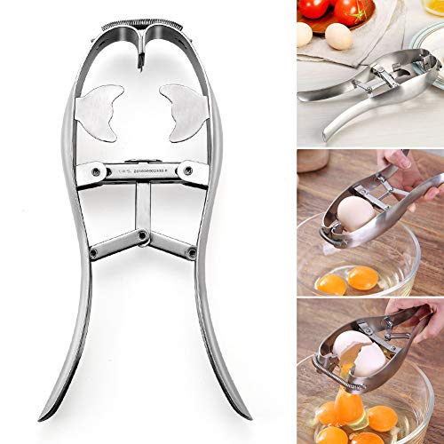 Preisvergleich Produktbild Modaily Schneller Eierschalenöffner, Eierschalenschneider aus Edelstahl Eiabscheider Multifunktioneller Eiöffner aus 304 Edelstahl Schneller Eierschalenschneider Küchenhelfer