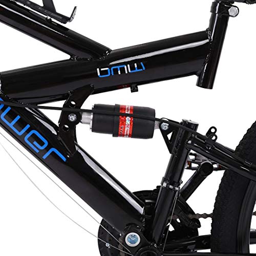APEPAL Adult Mountain Bike, Unisex Folding Outdoor Bicycle, 26in Folding Mountain Bike for Men and Women Outdoor Racing Cycling-【U.S. Shipping】