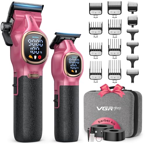 Image of VGRPRO Professional Hair Clippers for Men, Cordless Clipper and Trimmer Set