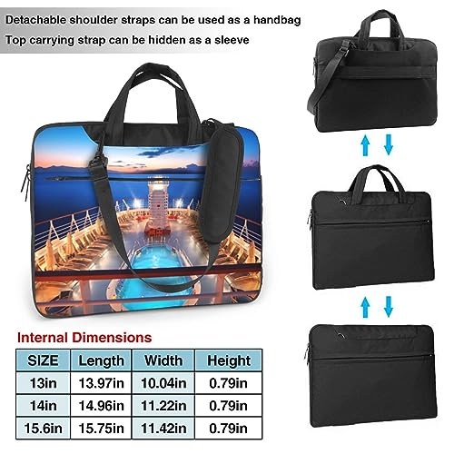 Bolso para portátil unisex 13 pulgadas negro miniatura 4