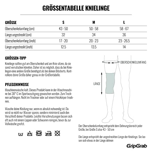 GripGrab Classic Fahrrad Knielinge Rutschfeste Warme Thermo Radsport Rennrad Gravel MTB Kniewärmer Cycling Knee Warmers - Image 7