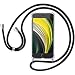 Produktbild mixigoo Handykette für iPhone SE 3 2022 5G/iPhone SE 2/8/7 Hülle mit Band, Transparent Necklace Handyhülle mit Kordel Umhängenband, Stoßfest Handyhülle mit Kette zum umhängen für iPhone 7