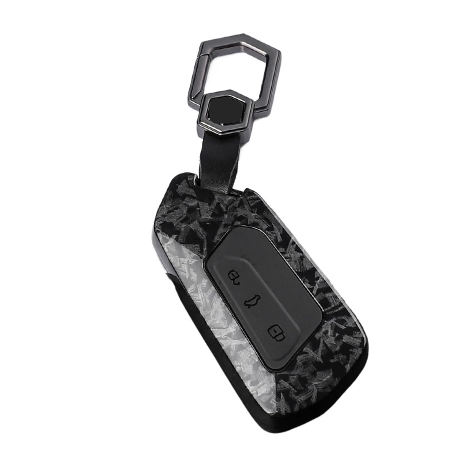 Etui na klucze z włókna węglowego ABS do golfa 8 MK8 GTI R ID3 ID4 Cupra | Precyzyjne dopasowanie, trwała ochrona komputera, elegancki wygląd kluczy Cupra z włókna węglowego.(Type6)