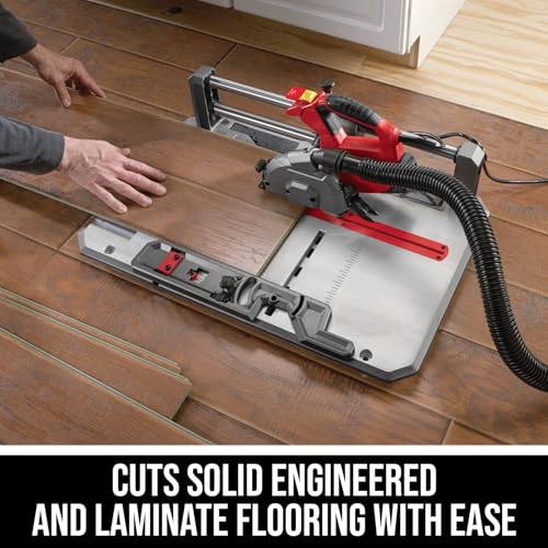 Image of SKIL 3601-02 Flooring Saw with 36T Contractor Blade, Red and black