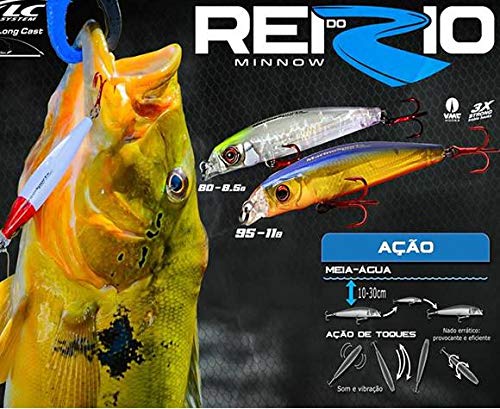 Isca Artificial Rei do Rio 12cm Cor N3 - Marine Sports