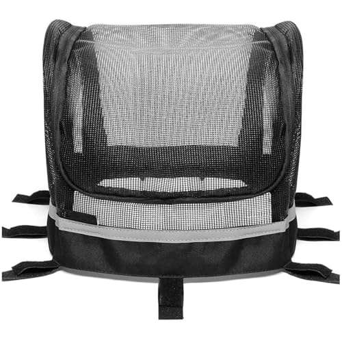 Coperchio di Protezione Cestino Bici Coperchio di Protezione per Cestino Anteriore Bicicletta Cestini per Animale Domestico Cani Pieghevole Staccabile per Cani Gatti Bici Cestino 29x24cm