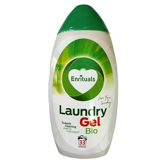 Enrituals Laundry Gel Bio Liquid Detergent 33 washer (1Ltr) Amazon
