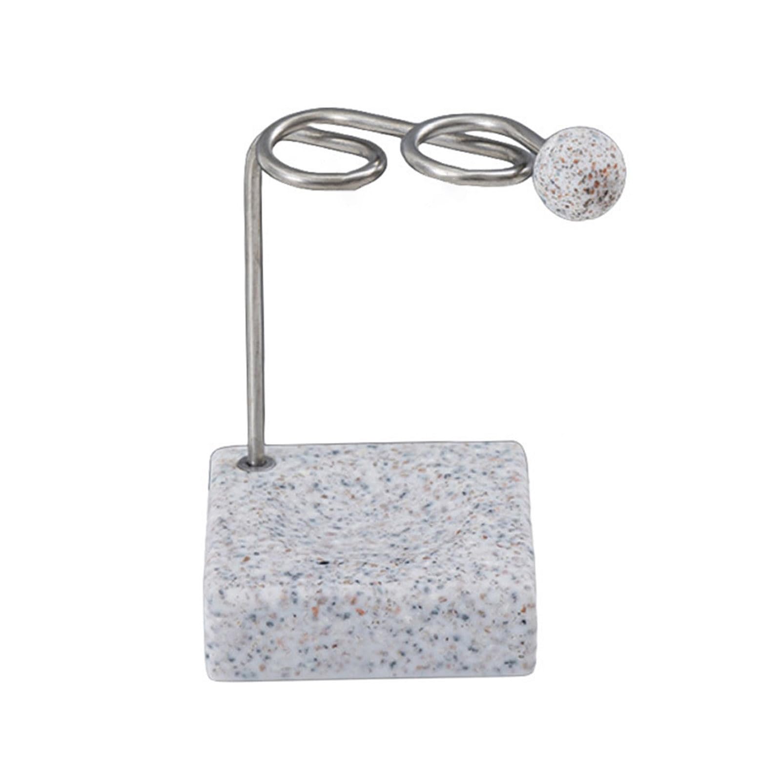 Elnwnnkc Compactly Metal Toothbrush Holder Organizers Featuring Luxurious Marble Base for Home and Hotel Use Storage Tray Bathroom Organizers