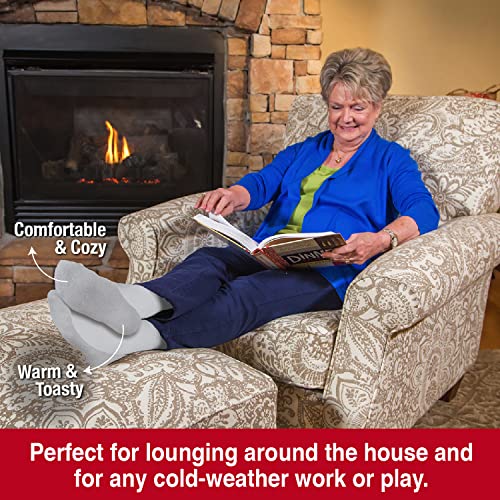 35° Below Ultimate Comfort Socks | Aluminized Thread, Soft Nylon Knit Warming Socks | 3 Pairs In White | Size Small/Medium… #TOP3