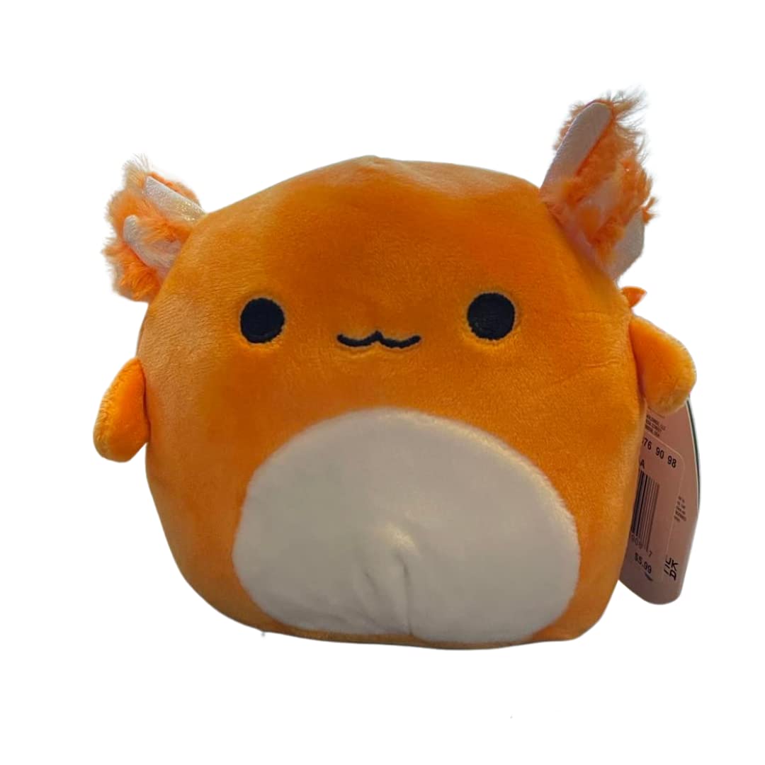 Buy Squishmallows Official Kellytoy 5 Inch Soft Plush Squishy Toy Animals (Nico Orange Axolotl