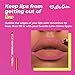 Lime Crime Velvetines Lip Liner, Plastic - Candy Pink - Soft Long-Lasting Matte Lip Lining Pencil - Waterproof - Won't Smudge, Bleed or Transfer - Vegan - 0.042oz