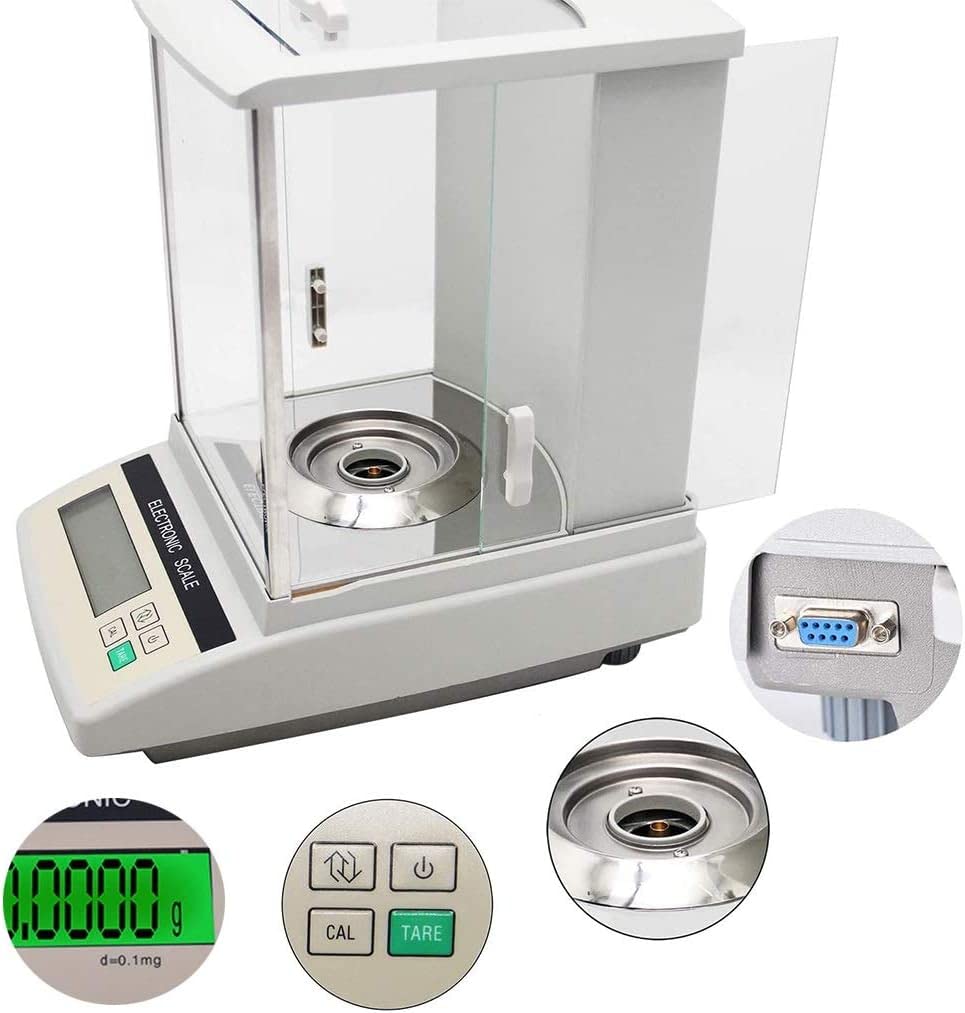 Báscula Digital para joyería, balanza analítica de Oro, de Alta precisión, 0,0001 g, para Laboratorio y Tienda.