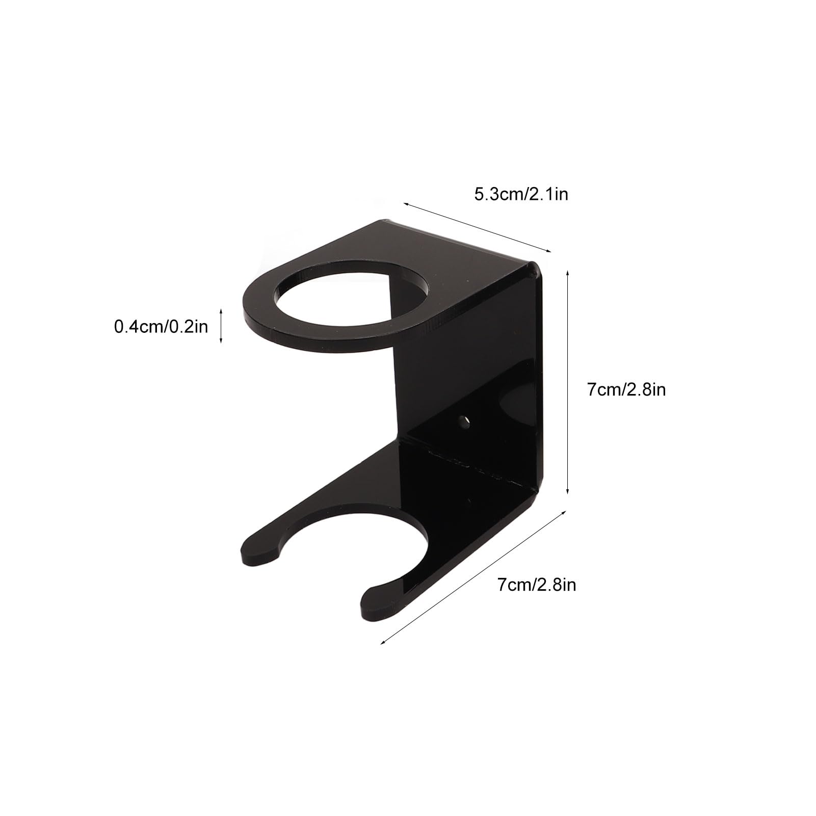 Jerliflyer 2PCS Acrylic Baseball Bat Wall Stand and Desktop Display Holder, for Home, Stadium, Office, and Collectible Memorabilia Storage (Black)