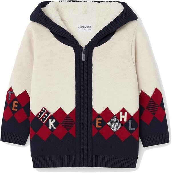 Sweat à capuche enfant Mayoral bleu pour les promenades d'automne de bébé