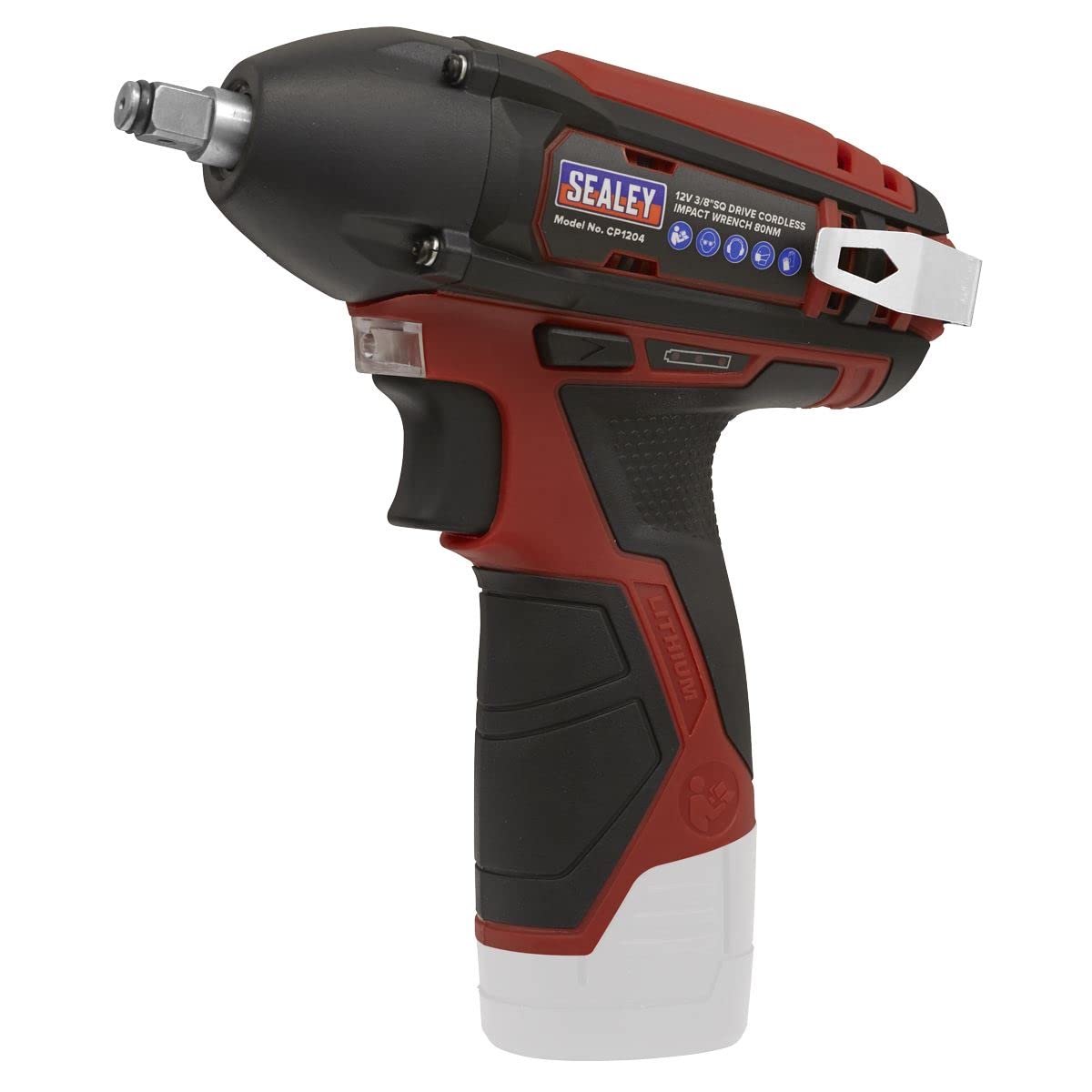  - Sealey Cordless Impact Wrench 3/8"sq Drive 12V Sv12 SeriesBody Only Cp1204