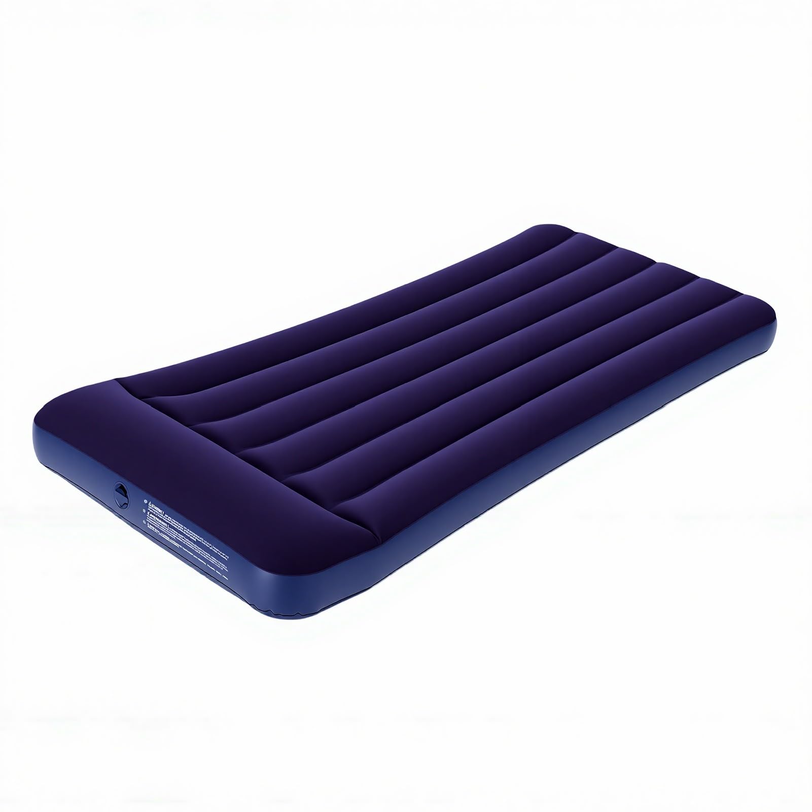 Ejoyous Aufblasbares Luftbett, PVC-Luftmatratze, 180 X 91 X 25 cm, mit Integriertem Kissen, Doppeltes Auslaufsicheres Ventil, Wasserdicht, Dicke Stütze für Camping, Reisen, Zuhause, Büro, Nickerchen