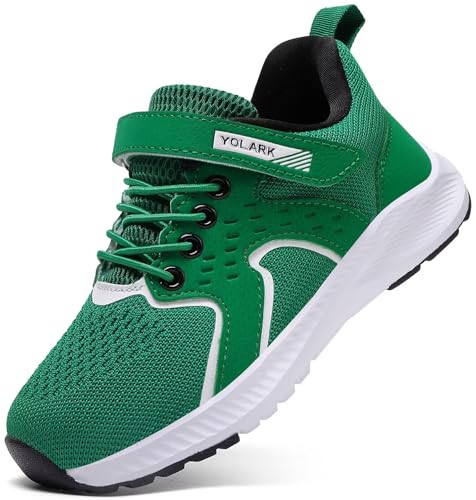 Kids Sneakers for Boys Girls Running Tennis Shoes Non-Slip Hiking Walking Shoes Lightweight Breathable Sport Athletic