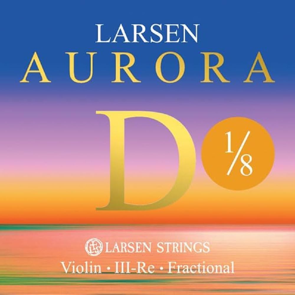 LARSEN STRINGS Aurora 1/8 strings for violin D 1/4 medium