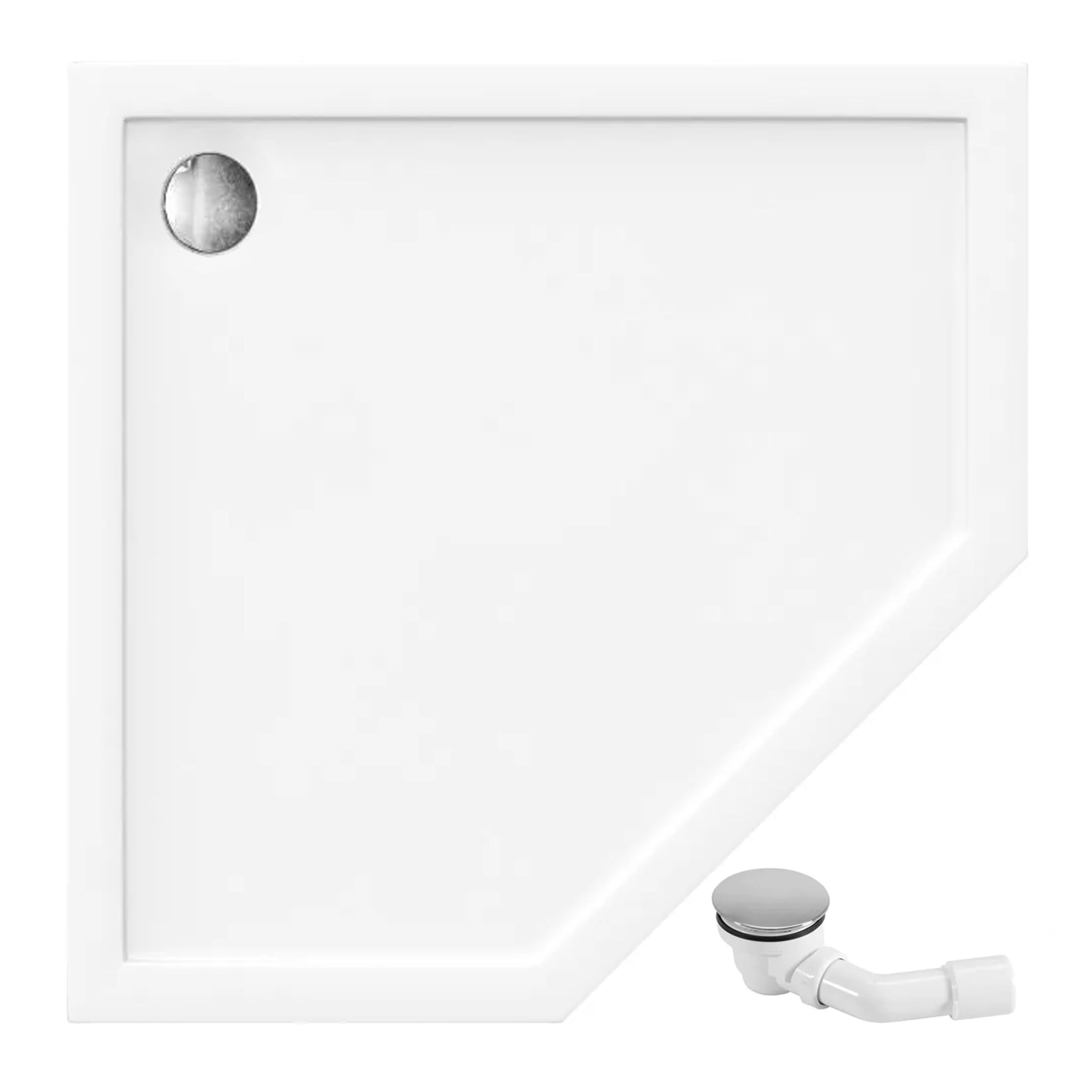 Rea Kabina Prysznicowa, Diamond 90X90, Złoty Szczotkowany