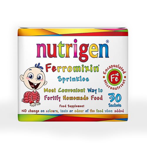 Nutrigen Ferromixin Sprinkles Iron & Micronutrient Powder for Babies & Toddlers 30 Sachets