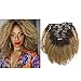 Lacerhair 4A 4B Big Afro Kinky Curly Ombre Hair Extensions Clip in Double Weft Remy Human Hair for Black Women Two Tone Clip in Curly Hair,Dark Brown Fading into Blonde Strawberry #4/27, 10 Inch